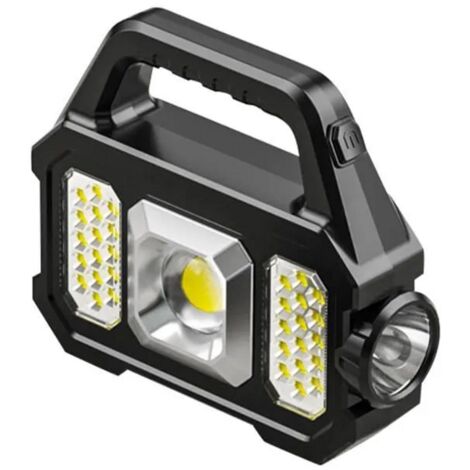 Lampe torche LED - Puissante, rechargeable, ultra-lumineuse, longue portée, longue autonomie - Chargement USB - Étanchéité IPX4