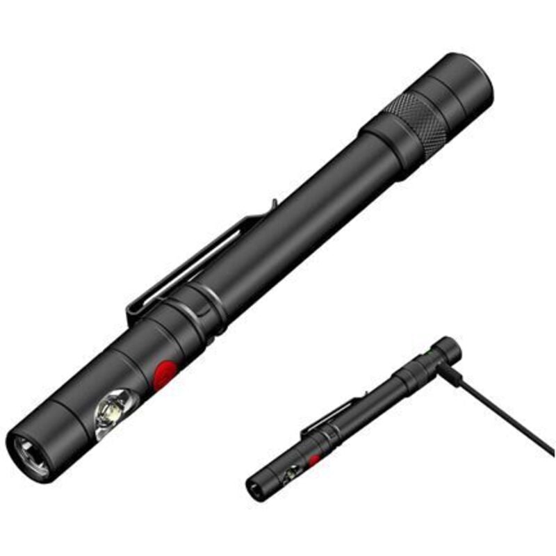 Rs Pro - Lampe torche led Rechargeable 375 lm ip 64 ( Prix pour 1 )