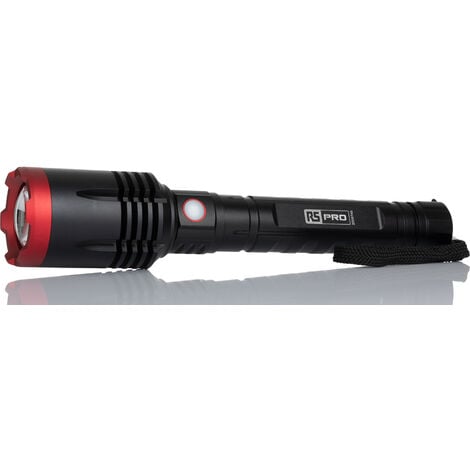 RS PRO Lampe torche LED Rechargeable 6 000 lm IP67 ( Prix pour 1 )