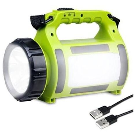 Lampe de poche LED Ustellar, rechargeable, étanche, puissante, super  lumineuse, 9000
