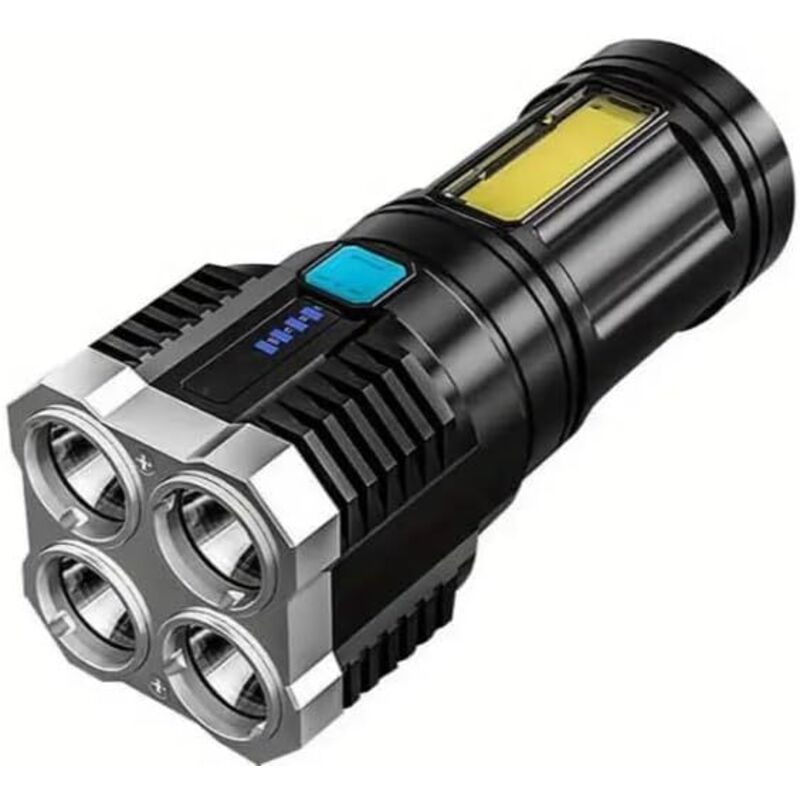 Lampe Torche LED Rechargeable par USB - 4 Modes