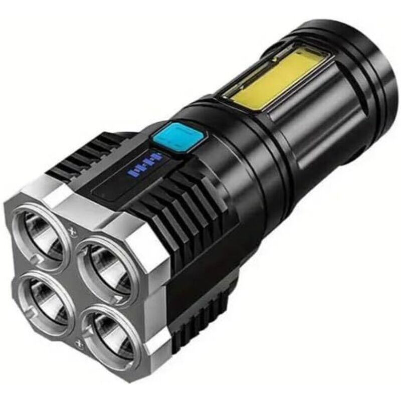 Lampe Torche LED Rechargeable par USB - 4 Modes