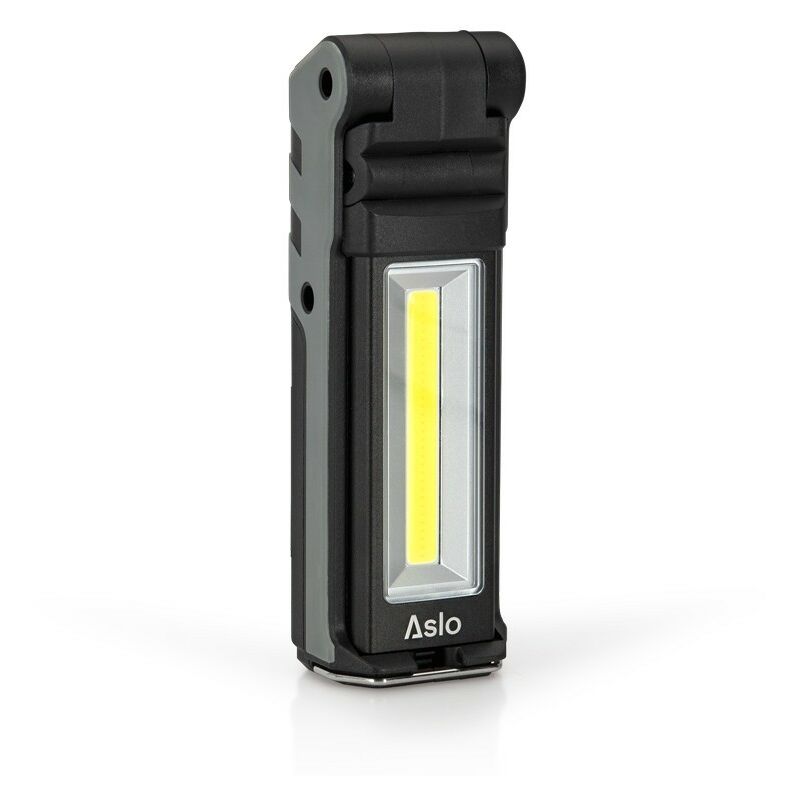 Aslo - Lampe torche led rechargeable 3,7V Super led 2x3W 200 lumens Autonomie 4 heures
