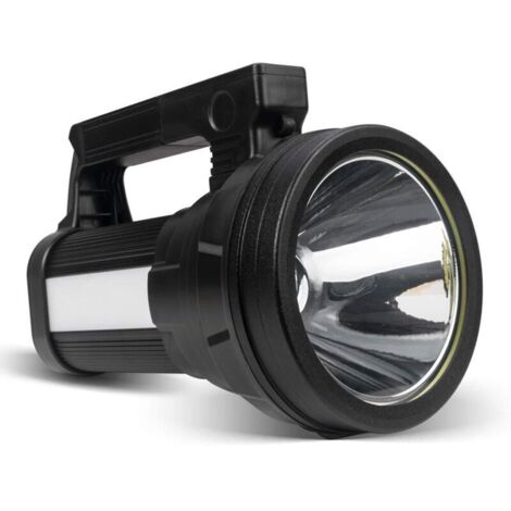 Lampe Torche LED Ultra Puissante, 10800mAH/15000 Lumens Lampe de Poche Rechargeable, Étanche IPX4, 6 Modes USB Torche pour Camping/Randonnée/Urgence/Coupure de Courant