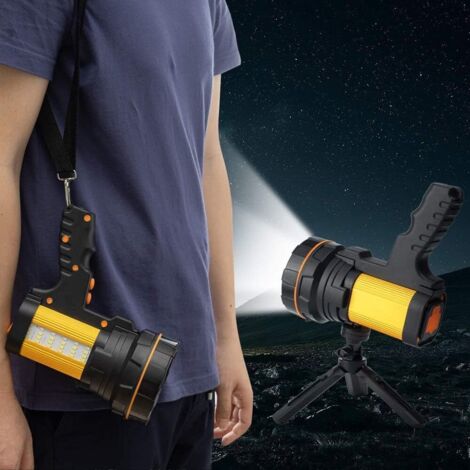 Lampe torche LED ultra-puissante rechargeable USB, grand format 4