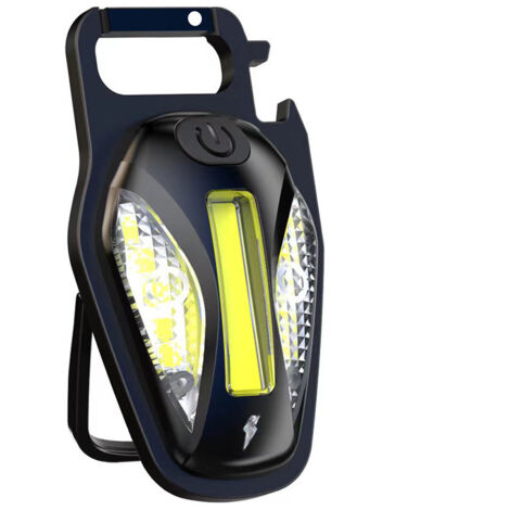 Lampe torche multifonctionnelle, porte-clés lumineux COB, charge rapide, ZQKLA-AquaForge