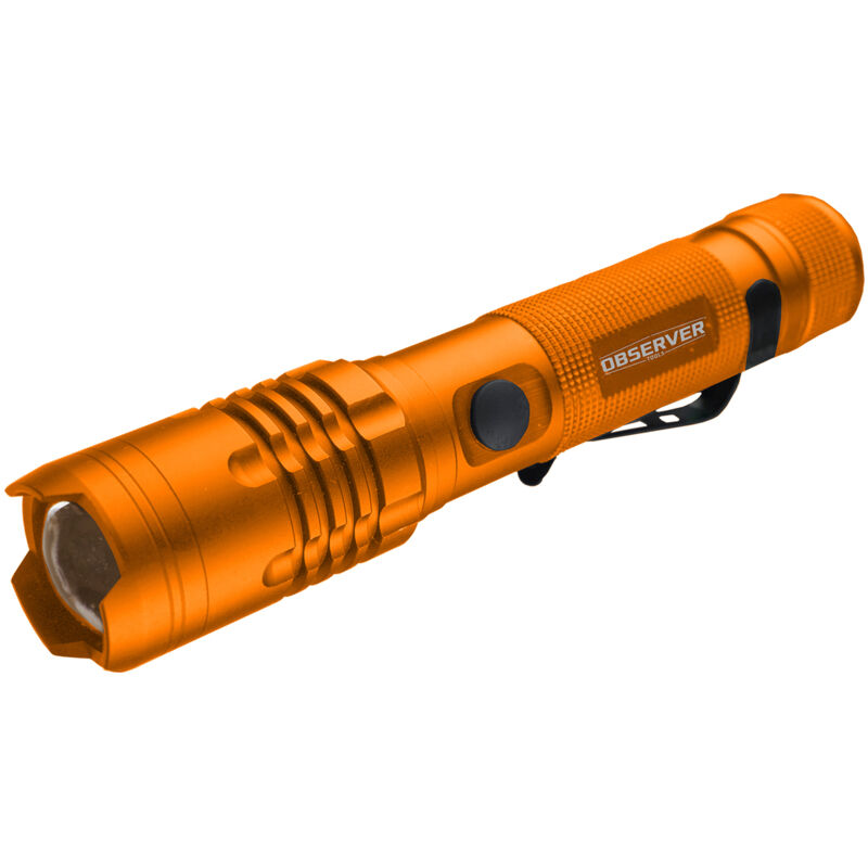 Observer Tools - Lampe torche led Rechargeable, Orange, 1200 lm, IP65 ( Prix pour 1 )
