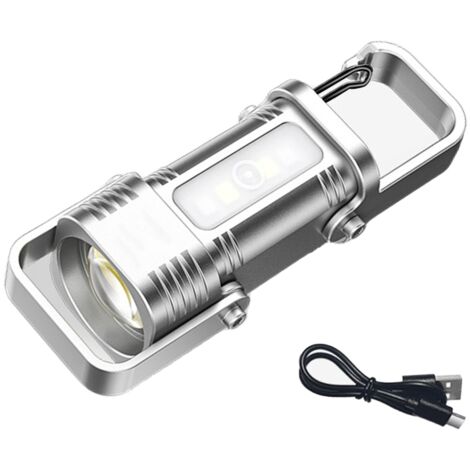 Lampe torche porte-clés avec pendentif LED, lampe de travail compacte pour une utilisation en extérieur. - AquaForge