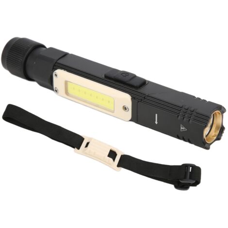 Lampe Torche S21 USB Rechargeable Rotative - Idéale pour Randonnée et Sécurité