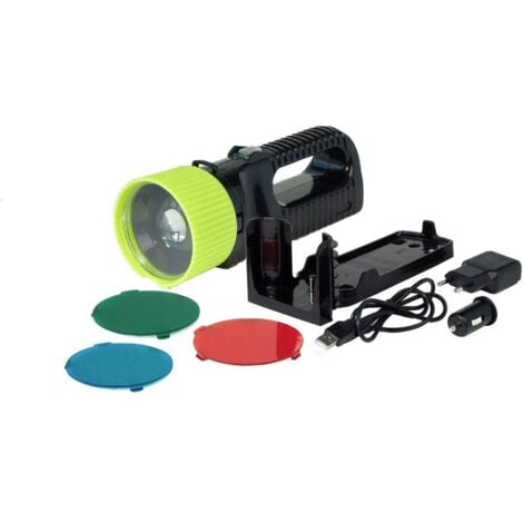 Torche Sans NoirJaune Lampe Acculux Led 442081 G Fil 400 3j54AcRLqS