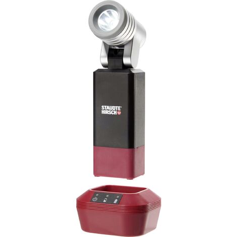 LAMPE TORCHE SANS FIL STAUDTE-HIRSCH 553000 NOIR, ROUGE, ARGENT 276 G