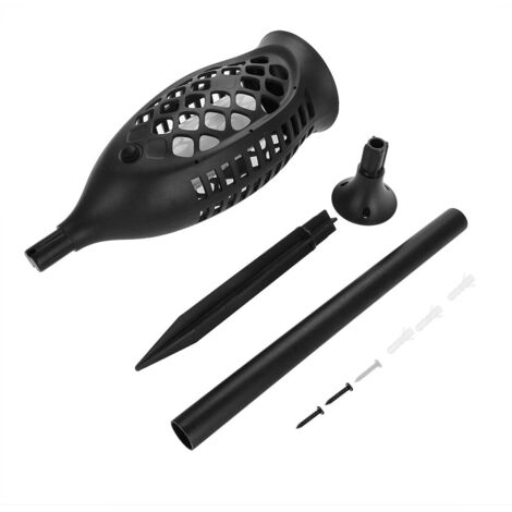 Lampe torche solaire étanche à 96 LED avec flamme vacillante pour la décoration extérieure de jardins et cours