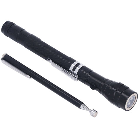 Lampe Torche Télescopique LED Magnétique - Idée Cadeau Homme, Gadget Cool pour Noël, Anniversaire ou Fête des Pères