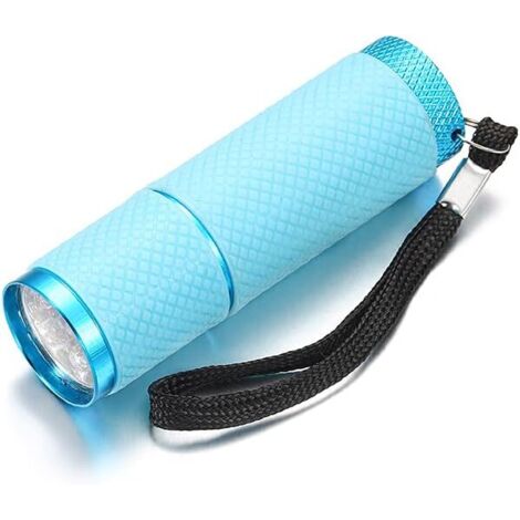 Lampe torche UV 4 couleurs, mini lampe ultraviolette pour le durcissement de la colle époxy UV, outil de bijouterie, bleue - AquaForge