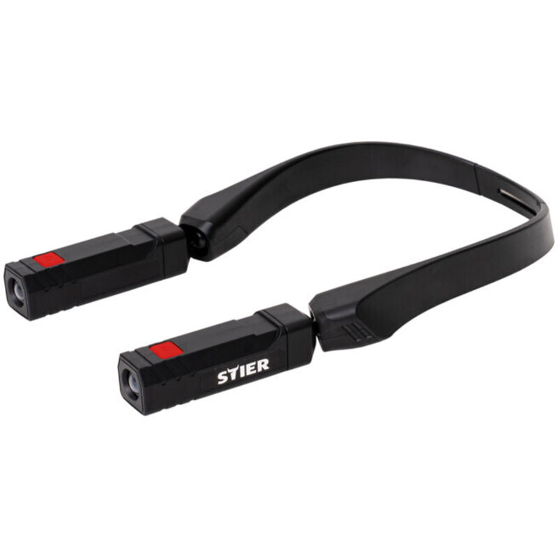 Lampe tour de cou Stier 120°, 2 x 120 lumens, 2 x aa