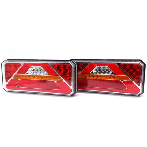 Lampe triangulaire à LED, direction dynamique G+D, 12-24 V