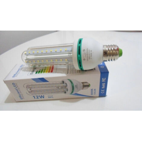 Lampe Tube Led Blanc Froid Lumière Chaude E27 Saving 3u 12w