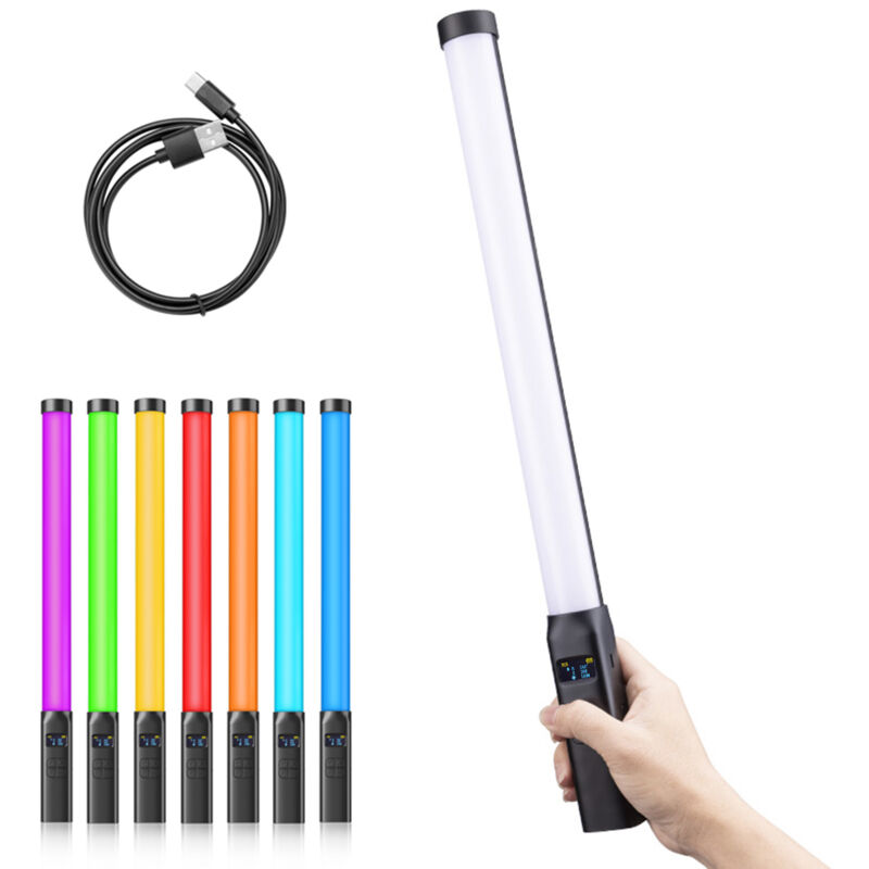 Lifcausal - Lampe tube led portable Ulanzi VL119 rgb 2500K-9000K Luminosité réglable 20 effets d'éclairage cri 95 Batterie intégrée pour Vlog