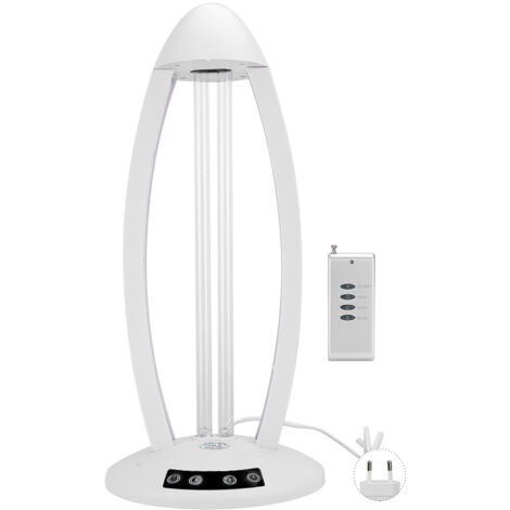 Lampe UV portable élimination acariens avec télécommande pour maison école prise EU