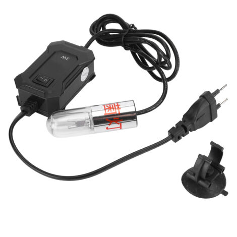 Lampe UV pour aquarium 220V, lampe de nettoyage ultraviolette pour bassin et étang