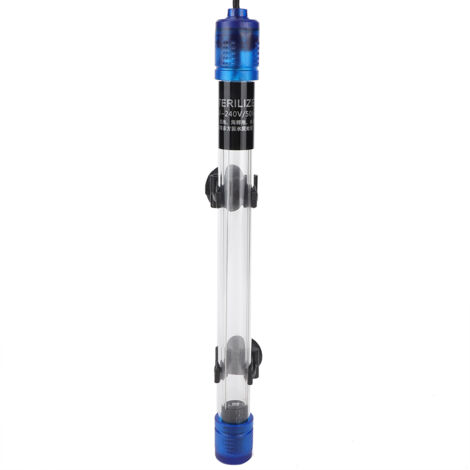 Lampe UV pour Aquarium Éclairage Stérilisateur Submersible Désinfection Anti-Algue pour Piscine et Terrarium (220V, 13W) - AUTRES