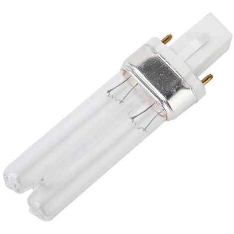 Lampe UV stérilisatrice UV 110/220 V, culot G23, 5 W, pour aquarium