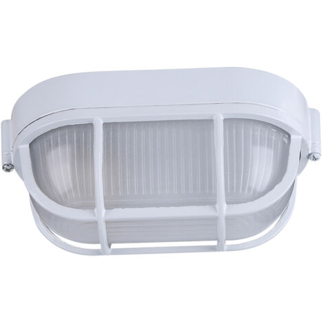 Lampe Vapeur Étanche pour Sauna avec Abat-Jour Ovale Antidéflagrant