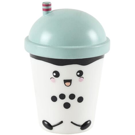 Lampe-veilleuse bubble tea kawaii pour enfant avec lumière multicolore changeante