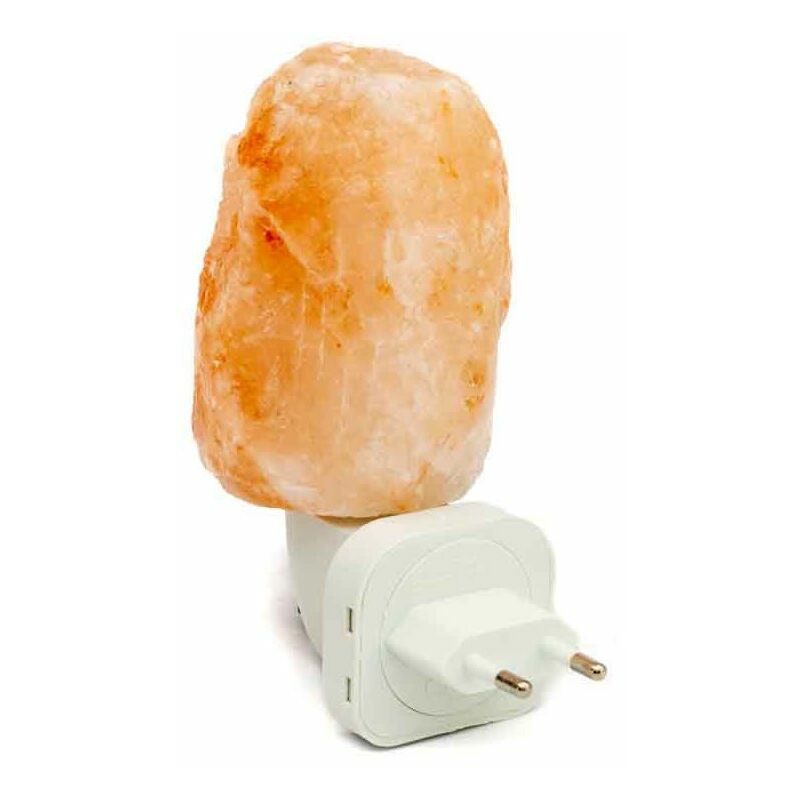 Lampe veilleuse cristal de sel