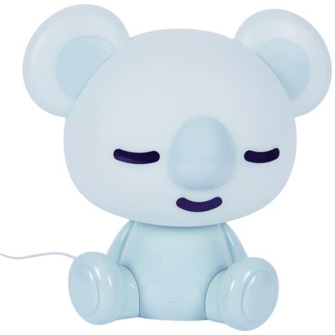 Lampe-veilleuse en forme de koala pour enfant avec 3 intensités de lumière bleu