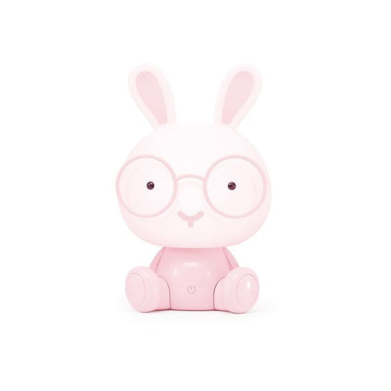 Seynave - Lampe Veilleuse, Enfant, Pvc Rose Tactile Bunny