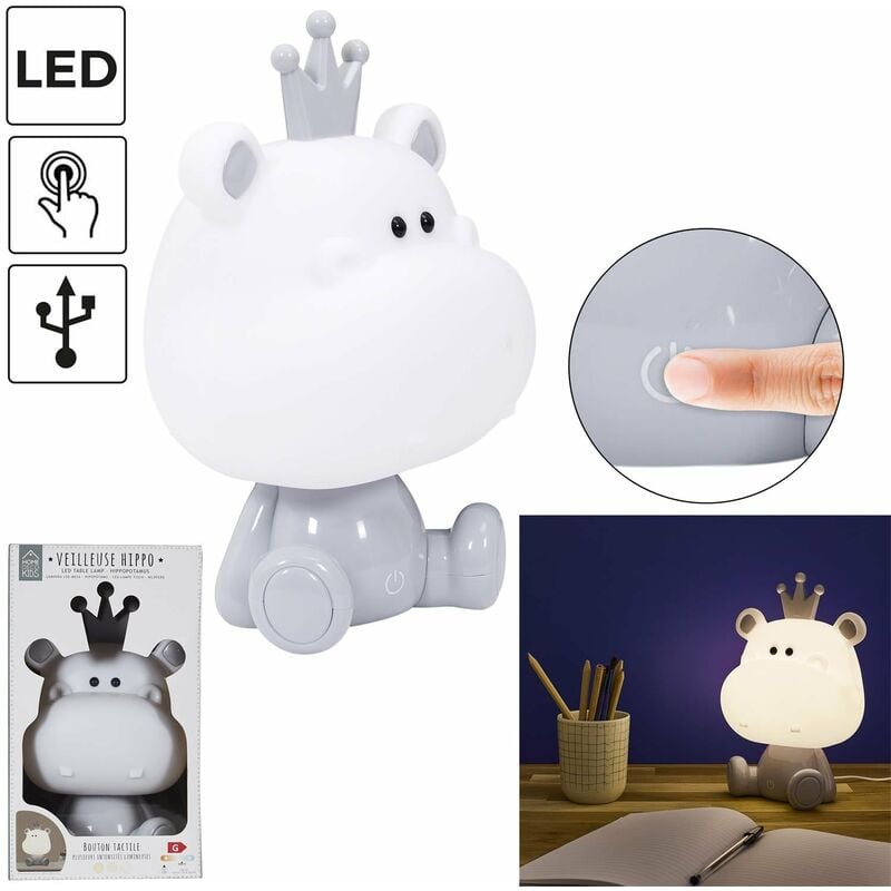 Lampe Veilleuse Hippopotame M6