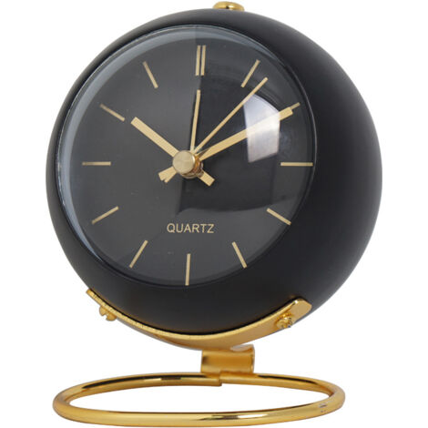 Lampe Veilleuse Horloge Analogique - Réveil de Table Électronique Silencieux, Affichage Luminieux pour Adultes/Enfants, Idéal Bureau et Chevet