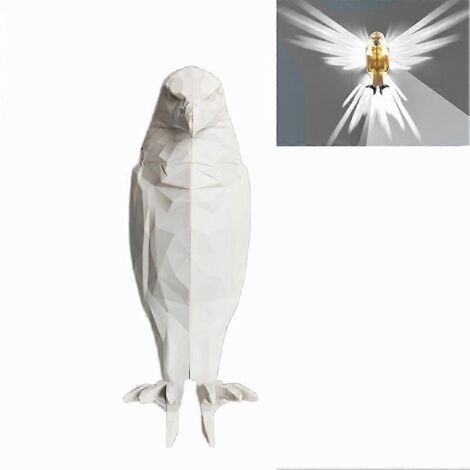 Lampe veilleuse LED aigle, lampe décorative pour bureau, chambre ou salle à manger