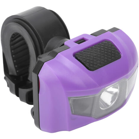Lampe vélo avant arrière étanche, phare LED pour cyclisme nocturne - Violet