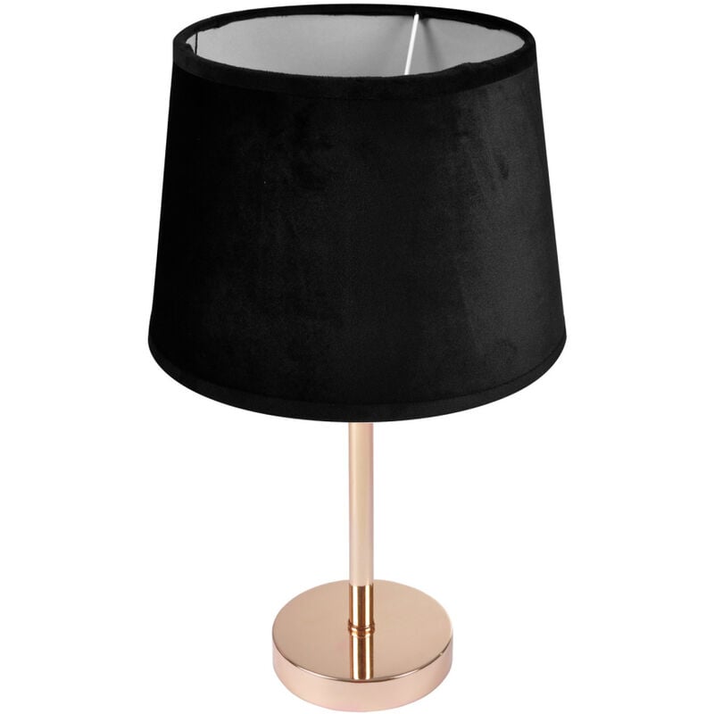 Lampe velours boudoir noir