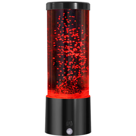 Lampe volcan colorée avec télécommande, lampe sensorielle relaxante pour enfants et adultes, veilleuse d'ambiance, style granulaire