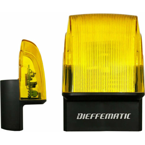 Lampeggiante 12 24 220v Per Cancello Serranda Automatico Con Supporto Da Parete