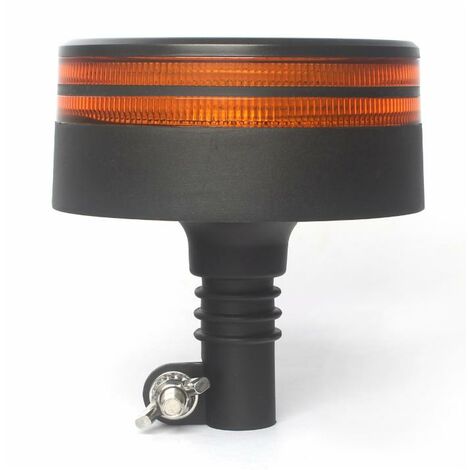 Lampeggiante 50 LED 12-24V e 25W a doppia luminosità base flessibile