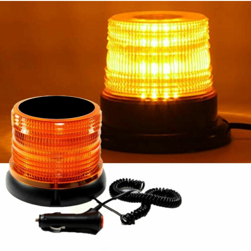 Topolenashop - Lampeggiante 72 Led Segnalatore Di Emergenza Magnetico ...