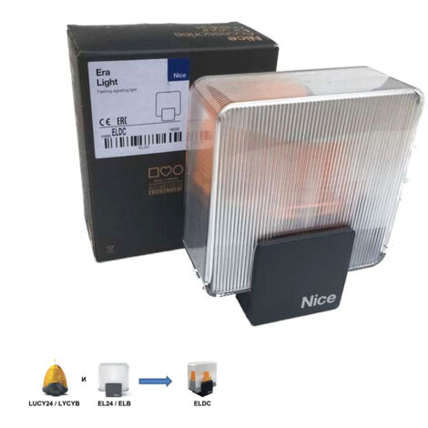 Lampeggiante Lampeggiatore a LED Era Light 12V 24V NICE ELDC Originale