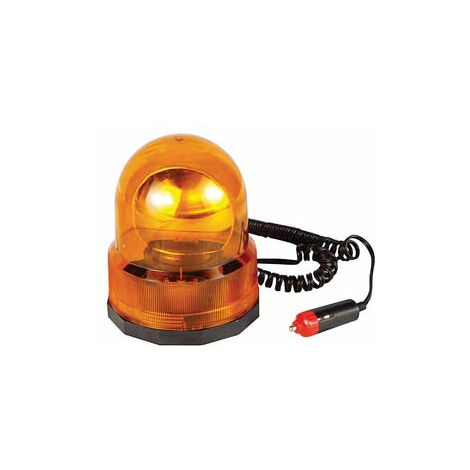 Lampeggiante Rotante Magnetico Arancio