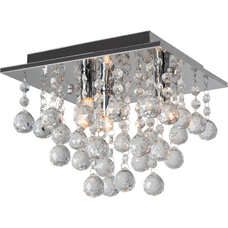 Toolight - plafonnier APP404-C cristal 3-POINTS de lumière G9 25X25X16,5CM