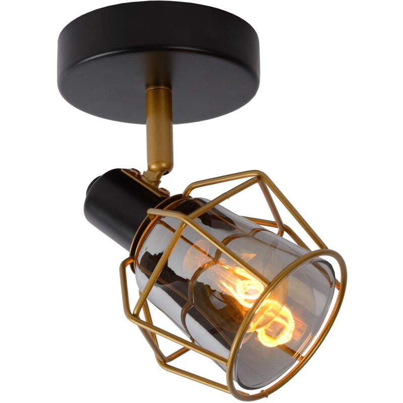 Nila Spot plafond-Noir-1xE14