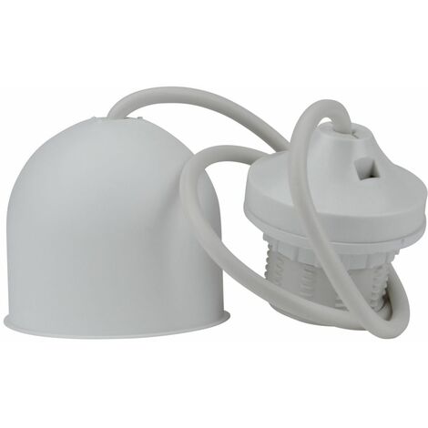 Lampen-Pendel mit Fassung E 27, weiß Fassungen
