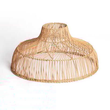 LEDKIA Lampenschirm für Hängeleuchte Rattan Yulara Ø500 mm ILUZZIA Natürlich