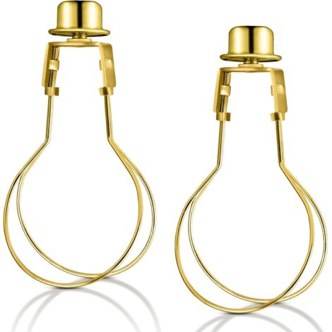 Lampenschirm-Glühbirnen-Clip-Adapter, 2er-Pack. Clip-aufsteckbarer Lampenschirmadapter zur Befestigung des Lampenschirms.