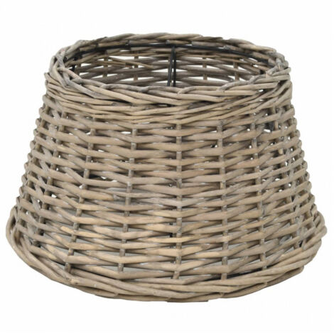 Lampenschirm Korbweide 38 x 23 cm Natur vidaXL