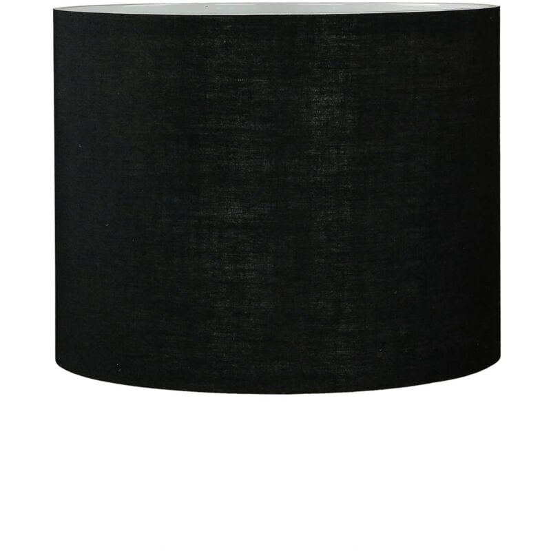 Lampenschirm mit Klettverschluss für Tischleuchte Stehlampe inkl. Adapter E14 E27 Schwarz