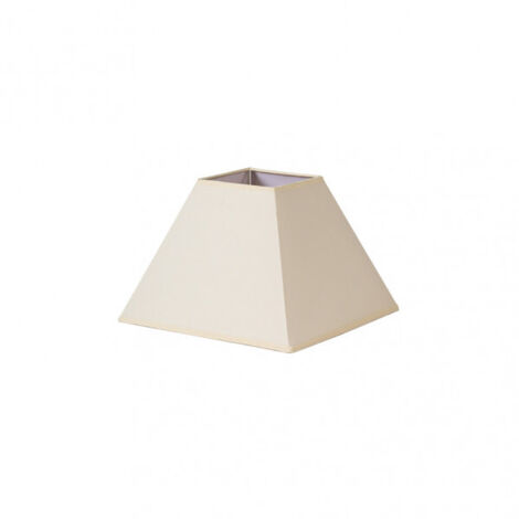 Lampenschirm pyramide mezzo e27 beige 30dx13dx22h poplin stoff